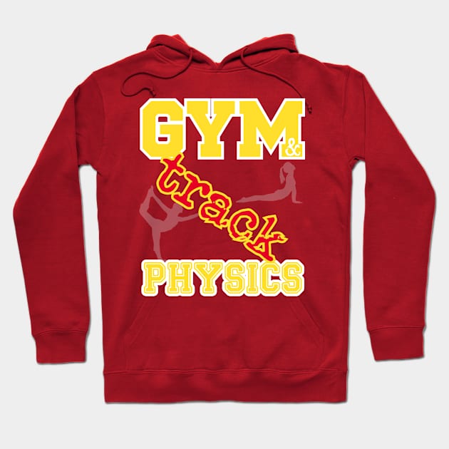 gym & track Fitnes Womans Hoodie by FehuMarcinArt